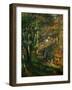 The Painter Lecoeur in the Woods of Fontainebleau, 1866-Pierre-Auguste Renoir-Framed Giclee Print