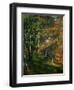 The Painter Lecoeur in the Woods of Fontainebleau, 1866-Pierre-Auguste Renoir-Framed Giclee Print