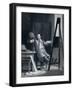 The Painter Relaxing. Painter-null-Framed Giclee Print