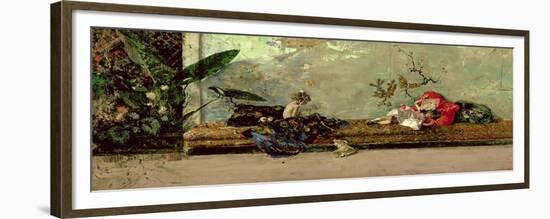 The Painter's Children in the Japanese Salon-Mariano Fortuny y Marsal-Framed Premium Giclee Print