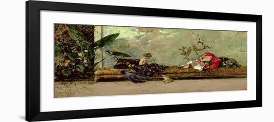The Painter's Children in the Japanese Salon-Mariano Fortuny y Marsal-Framed Premium Giclee Print