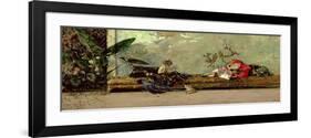 The Painter's Children in the Japanese Salon-Mariano Fortuny y Marsal-Framed Premium Giclee Print