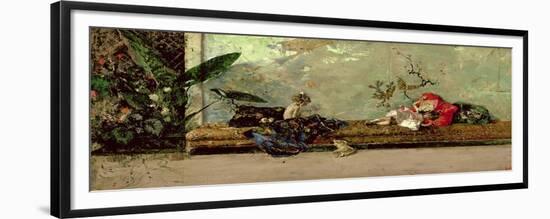 The Painter's Children in the Japanese Salon-Mariano Fortuny y Marsal-Framed Premium Giclee Print