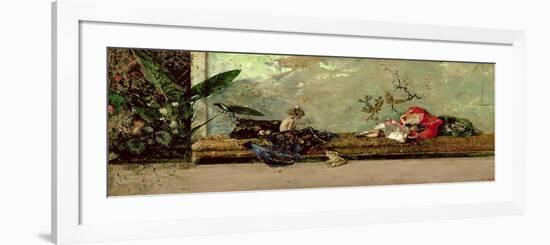 The Painter's Children in the Japanese Salon-Mariano Fortuny y Marsal-Framed Giclee Print