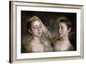 The Painter's Daughters Mary and Margaret, c.1758-Thomas Gainsborough-Framed Giclee Print