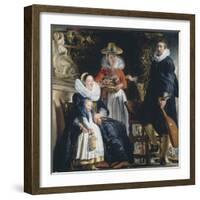 The Painter's Family-Jacob Jordaens-Framed Giclee Print