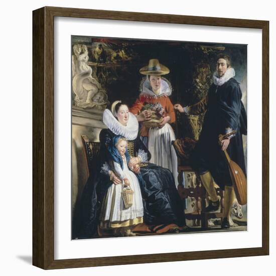 The Painter's Family-Jacob Jordaens-Framed Giclee Print