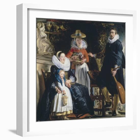 The Painter's Family-Jacob Jordaens-Framed Giclee Print