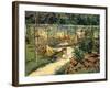 The Painter's Garden, 1881-Edouard Manet-Framed Giclee Print