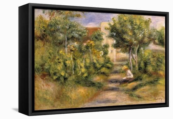 The Painter's Garden, Cagnes, c.1908-Pierre-Auguste Renoir-Framed Stretched Canvas