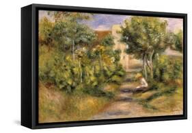 The Painter's Garden, Cagnes, c.1908-Pierre-Auguste Renoir-Framed Stretched Canvas