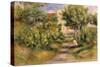 The Painter's Garden, Cagnes, c.1908-Pierre-Auguste Renoir-Stretched Canvas