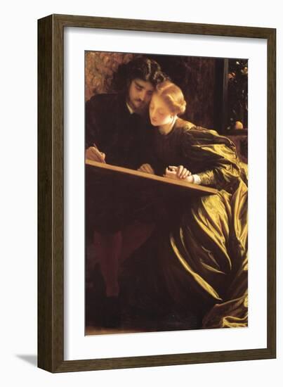 The Painter's Honeymoon-Frederick Leighton-Framed Art Print