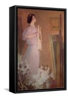 The Painter's Muse, C. 1900-Henri Martin-Framed Stretched Canvas