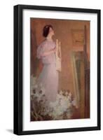 The Painter's Muse, C. 1900-Henri Martin-Framed Giclee Print