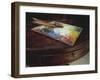 The Painter's Palette Used in His Workshop at the Maloja Pass, Switzerland-Giovanni Segantini-Framed Giclee Print