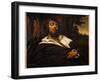 The Painter's Self-Portrait Wounds. (Oil on Canvas, 1866)-Gustave Courbet-Framed Giclee Print