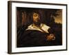 The Painter's Self-Portrait Wounds. (Oil on Canvas, 1866)-Gustave Courbet-Framed Giclee Print