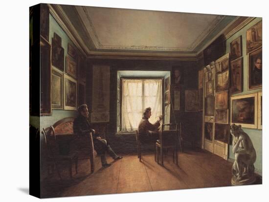 The Painter's Studio, 1820S-Nikita Zaytsev-Stretched Canvas