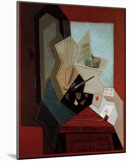 The Painter's Window-Juan Gris-Mounted Art Print