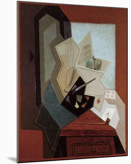 The Painter’s Window-Juan Gris-Mounted Art Print