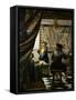 The Painter (Vermeer's Self-Portrait) and His Model as Klio-Johannes Vermeer-Framed Stretched Canvas