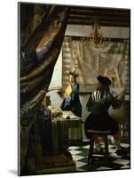 The Painter (Vermeer's Self-Portrait) and His Model as Klio-Johannes Vermeer-Mounted Giclee Print