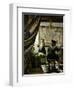 The painter (Vermeers self-portrait) and his model as Klio.-Johannes Vermeer-Framed Giclee Print