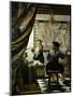 The painter (Vermeers self-portrait) and his model as Klio.-Johannes Vermeer-Mounted Giclee Print