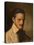 The Painter William A. Sherwood (Oil on Canvas)-Jacobs Smits-Stretched Canvas