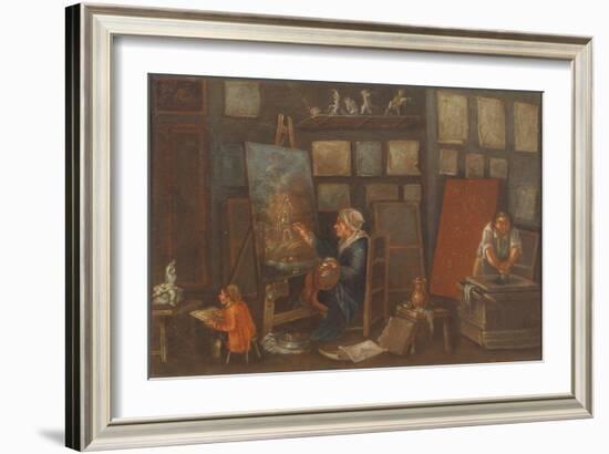 The Painter-Pietro Longhi-Framed Giclee Print