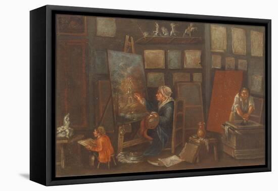 The Painter-Pietro Longhi-Framed Stretched Canvas