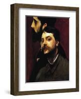 The Painters François Flameng and Paul Helleu, C.1880-William Adolphe Bouguereau-Framed Giclee Print