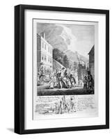 The Painters March from Finchly..., 1753-Paul Sandby-Framed Giclee Print