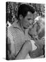 The Pajama Game, John Raitt, Doris Day, 1957-null-Stretched Canvas