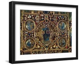 The Pala D'Oro, Detail of Christ in Majesty with the Evangelists-Byzantine-Framed Giclee Print