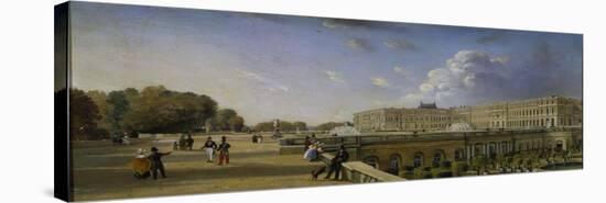 The Palace and Terrace at Versailles, C.1825-35-William Cowen-Stretched Canvas