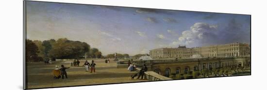 The Palace and Terrace at Versailles, C.1825-35-William Cowen-Mounted Giclee Print