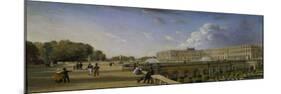 The Palace and Terrace at Versailles, C.1825-35-William Cowen-Mounted Giclee Print