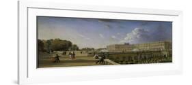 The Palace and Terrace at Versailles, C.1825-35-William Cowen-Framed Giclee Print