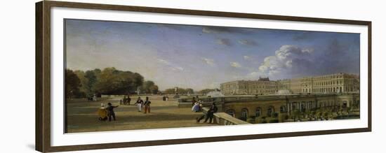 The Palace and Terrace at Versailles, C.1825-35-William Cowen-Framed Giclee Print