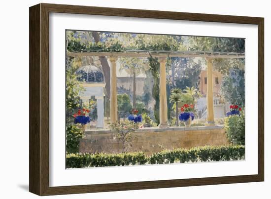 The Palace Garden, 2012-Lucy Willis-Framed Giclee Print