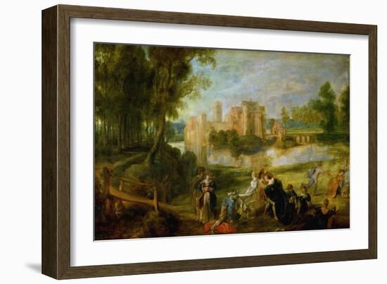 The Palace Garden, circa 1635-Peter Paul Rubens-Framed Giclee Print