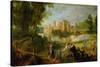The Palace Garden, circa 1635-Peter Paul Rubens-Stretched Canvas