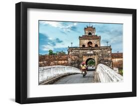 The Palace Gate, Imperial Palace Moat, Vietnam-06photo-Framed Photographic Print