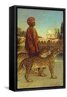 The Palace Guard with Two Leopards-Jean Joseph Benjamin Constant-Framed Stretched Canvas