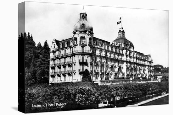 The Palace Hotel, Lucerne, Switzerland, Early 20th Century-null-Stretched Canvas