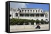 The Palace Museum, Stone Town, Zanzibar, Tanzania, East Africa, Africa-Peter Richardson-Framed Stretched Canvas