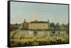 The Palace of Aranjuez, 1756-Francesco Battaglioli-Framed Stretched Canvas