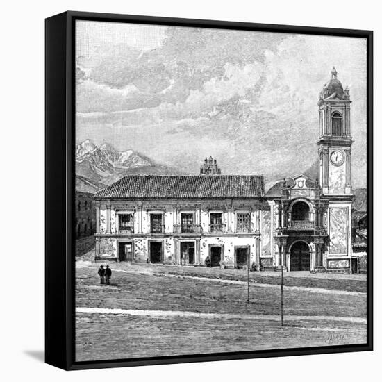 The Palace of Congress, La Paz, Bolivia, 1895-null-Framed Stretched Canvas